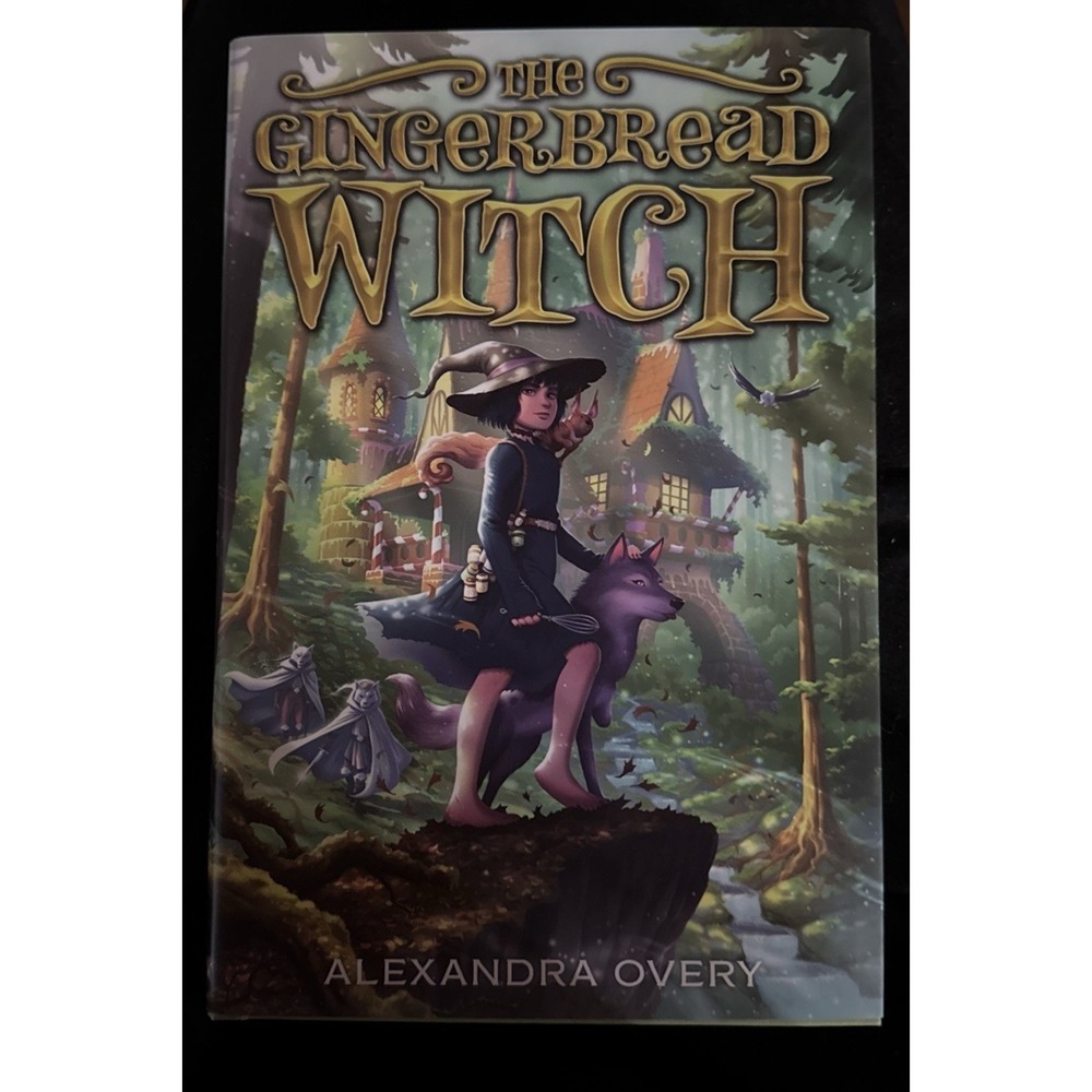 Gingerbread Witch Alexandra Overy Book Fantasy Fairy Tale Novel New Hardcover